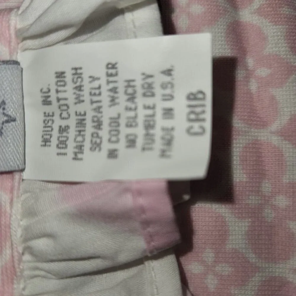 Little House crib blanket baby girl